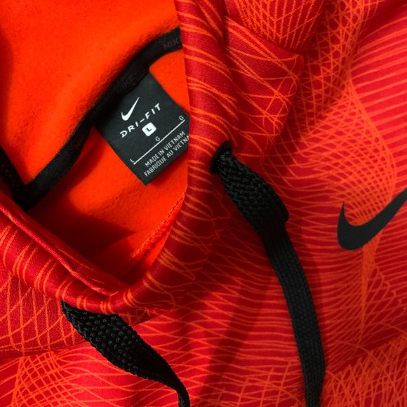 Nike Therma Hoodie Red Block (L) - Picture 4 of 9